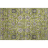 Piper Looms Mayfield Oriental AMF697 Olive Machine Washable Area Rug Scatter Main Image