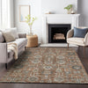 Piper Looms Mayfield Oriental AMF697 Paprika Machine Washable Area Rug Lifestyle Image Feature