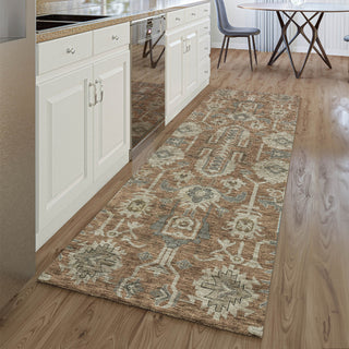 Piper Looms Mayfield Oriental AMF697 Paprika Machine Washable Area Rug Runner Lifestyle Image Feature