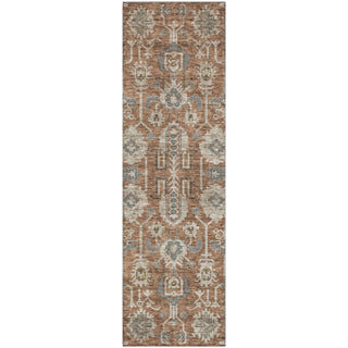 Piper Looms Mayfield Oriental AMF697 Paprika Machine Washable Area Rug Runner Main Image