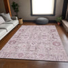 Piper Looms Mayfield Oriental AMF697 Pink Machine Washable Area Rug Lifestyle Image Feature
