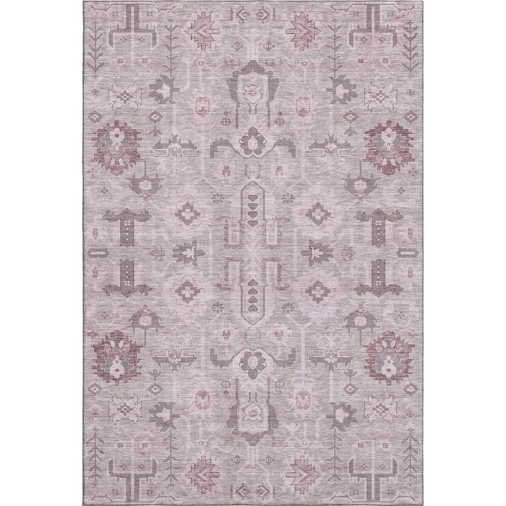 Piper Looms Mayfield Oriental AMF697 Pink Machine Washable Area Rug main image