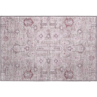Piper Looms Mayfield Oriental AMF697 Pink Machine Washable Area Rug Scatter Main Image