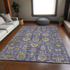Piper Looms Mayfield Oriental AMF697 Purple Machine Washable Area Rug Lifestyle Image Feature