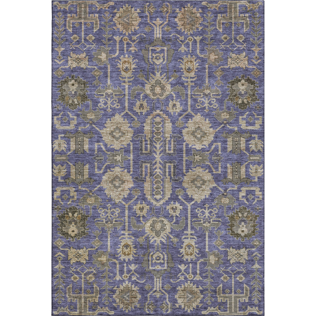 Piper Looms Mayfield Oriental AMF697 Purple Machine Washable Area Rug main image