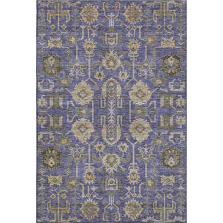 Piper Looms Mayfield Oriental AMF697 Purple Machine Washable Area Rug main image