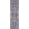 Piper Looms Mayfield Oriental AMF697 Purple Machine Washable Area Rug Runner Main Image