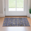 Piper Looms Mayfield Oriental AMF697 Purple Machine Washable Area Rug Scatter Lifestyle Image Feature