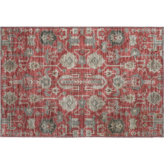 Piper Looms Mayfield Oriental AMF697 Red Machine Washable Area Rug Scatter Main Image