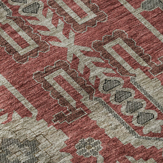 Piper Looms Mayfield Oriental AMF697 Red Machine Washable Area Rug Swatch Image