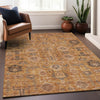 Piper Looms Mayfield Oriental AMF697 Terracotta Machine Washable Area Rug Lifestyle Image Feature