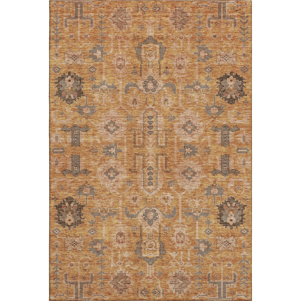 Piper Looms Mayfield Oriental AMF697 Terracotta Machine Washable Area Rug main image