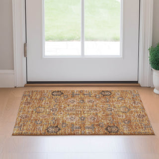 Piper Looms Mayfield Oriental AMF697 Terracotta Machine Washable Area Rug Scatter Lifestyle Image Feature