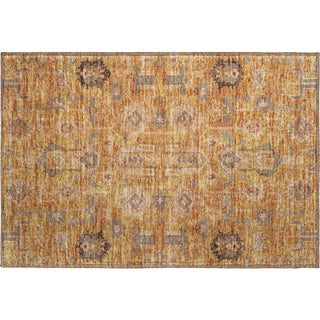 Piper Looms Mayfield Oriental AMF697 Terracotta Machine Washable Area Rug Scatter Main Image