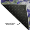 Piper Looms Mayfield Abstract AMF698 Aloe Machine Washable Area Rug Backing Image