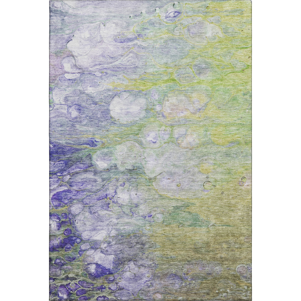 Piper Looms Mayfield Abstract AMF698 Aloe Machine Washable Area Rug main image
