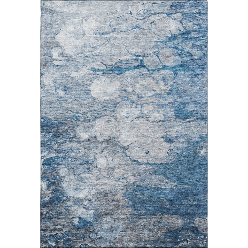 Piper Looms Mayfield Abstract AMF698 Blue Machine Washable Area Rug main image