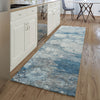 Piper Looms Mayfield Abstract AMF698 Blue Machine Washable Area Rug Runner Lifestyle Image Feature