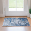 Piper Looms Mayfield Abstract AMF698 Blue Machine Washable Area Rug Scatter Lifestyle Image Feature