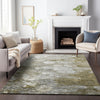 Piper Looms Mayfield Abstract AMF698 Brown Machine Washable Area Rug Lifestyle Image Feature