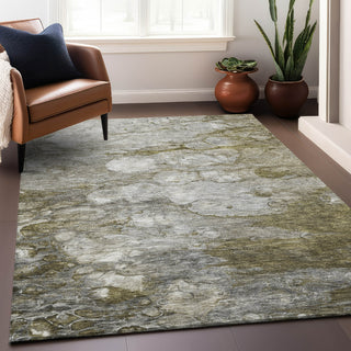 Piper Looms Mayfield Abstract AMF698 Brown Machine Washable Area Rug Lifestyle Image Feature
