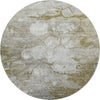 Piper Looms Mayfield Abstract AMF698 Brown Machine Washable Area Rug Round Main Image