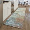 Piper Looms Mayfield Abstract AMF698 Coral Machine Washable Area Rug Runner Lifestyle Image Feature