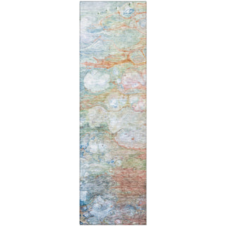 Piper Looms Mayfield Abstract AMF698 Coral Machine Washable Area Rug Runner Main Image