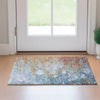 Piper Looms Mayfield Abstract AMF698 Coral Machine Washable Area Rug Scatter Lifestyle Image Feature