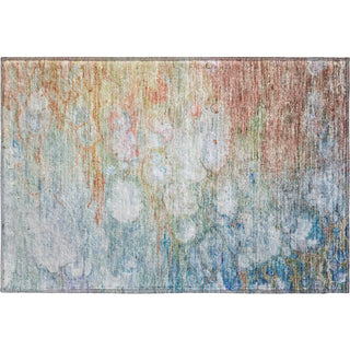 Piper Looms Mayfield Abstract AMF698 Coral Machine Washable Area Rug Scatter Main Image