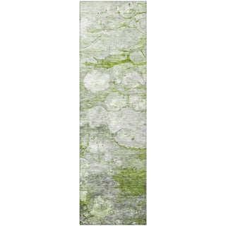 Piper Looms Mayfield Abstract AMF698 Olive Machine Washable Area Rug Runner Main Image