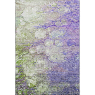 Piper Looms Mayfield Abstract AMF698 Purple Machine Washable Area Rug main image