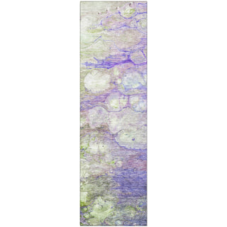 Piper Looms Mayfield Abstract AMF698 Purple Machine Washable Area Rug Runner Main Image