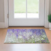 Piper Looms Mayfield Abstract AMF698 Purple Machine Washable Area Rug Scatter Lifestyle Image Feature