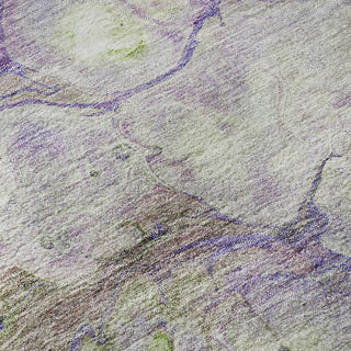 Piper Looms Mayfield Abstract AMF698 Purple Machine Washable Area Rug Swatch Image