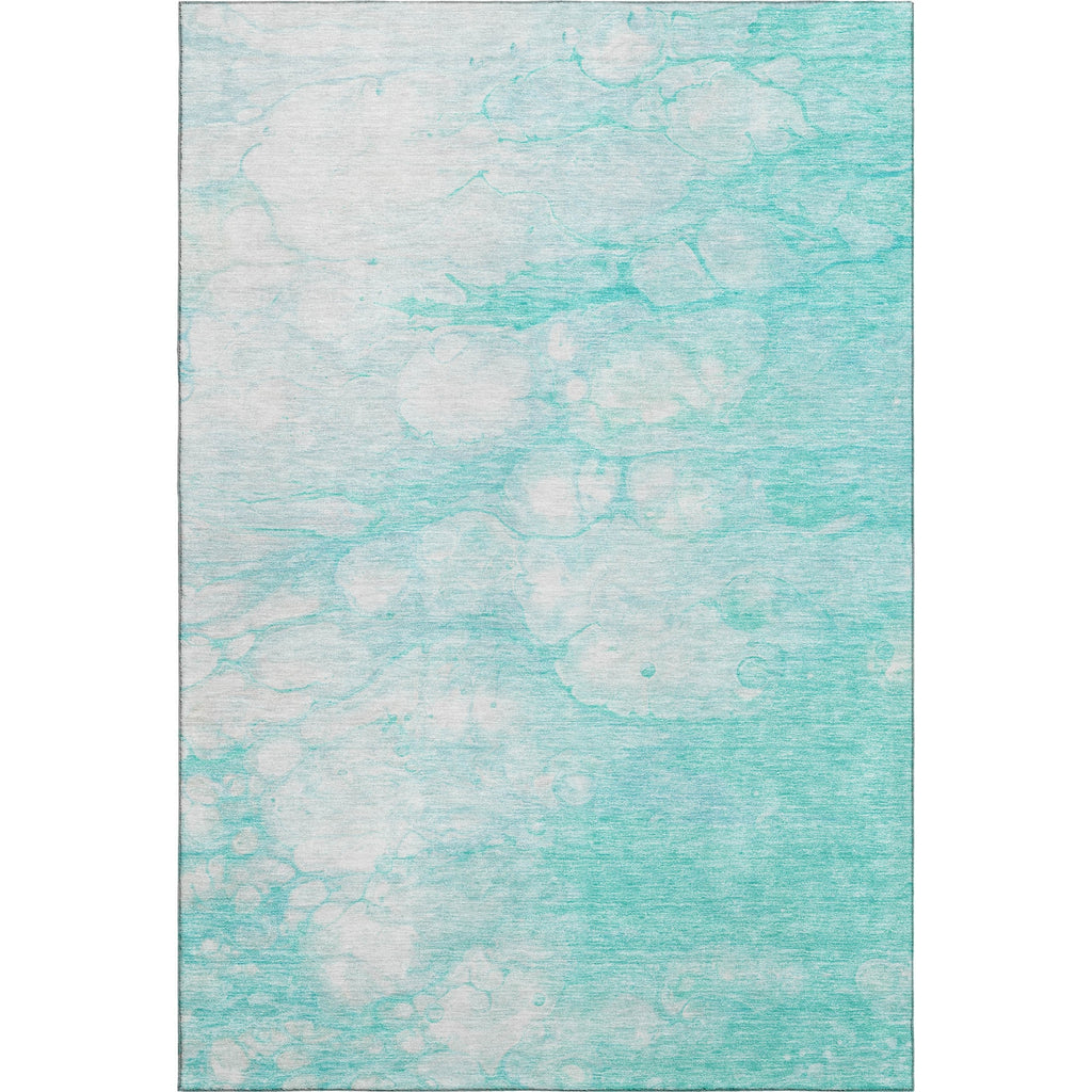 Piper Looms Mayfield Abstract AMF699 Aqua Machine Washable Area Rug main image