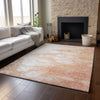 Piper Looms Mayfield Abstract AMF699 Coral Machine Washable Area Rug Lifestyle Image Feature