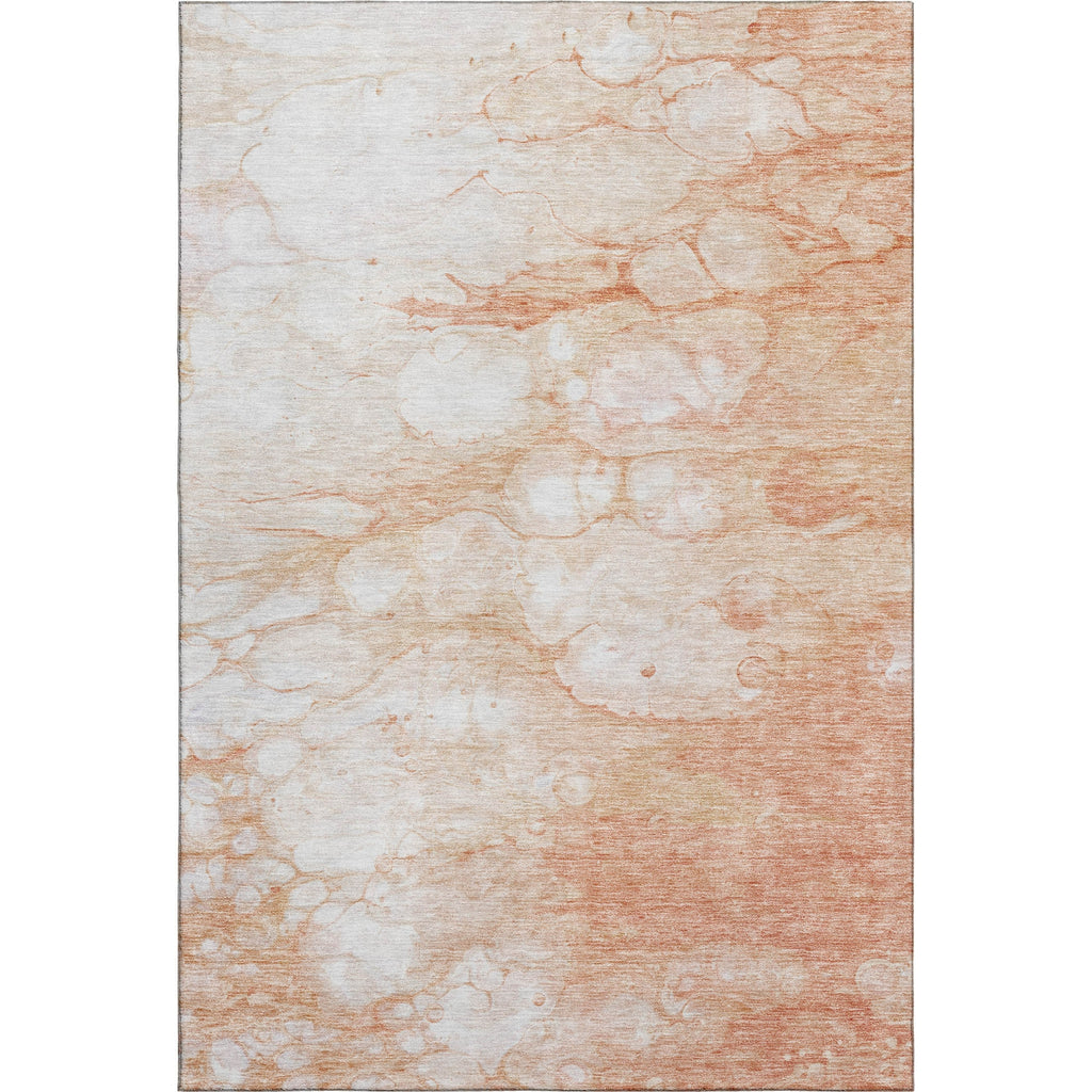 Piper Looms Mayfield Abstract AMF699 Coral Machine Washable Area Rug main image