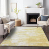 Piper Looms Mayfield Abstract AMF699 Gold Machine Washable Area Rug Lifestyle Image Feature