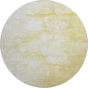 Piper Looms Mayfield Abstract AMF699 Gold Machine Washable Area Rug Round Main Image