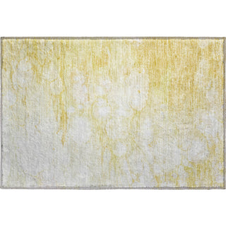 Piper Looms Mayfield Abstract AMF699 Gold Machine Washable Area Rug Scatter Main Image
