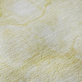 Piper Looms Mayfield Abstract AMF699 Gold Machine Washable Area Rug Swatch Image