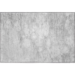 Piper Looms Mayfield Abstract AMF699 Silver Machine Washable Area Rug Scatter Main Image