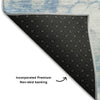 Piper Looms Mayfield Abstract AMF699 Sky Machine Washable Area Rug Backing Image
