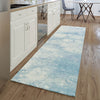 Piper Looms Mayfield Abstract AMF699 Sky Machine Washable Area Rug Runner Lifestyle Image Feature