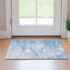 Piper Looms Mayfield Abstract AMF699 Sky Machine Washable Area Rug Scatter Lifestyle Image Feature