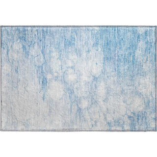 Piper Looms Mayfield Abstract AMF699 Sky Machine Washable Area Rug Scatter Main Image