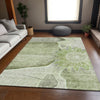 Piper Looms Mayfield Floral AMF700 Aloe Machine Washable Area Rug Lifestyle Image Feature