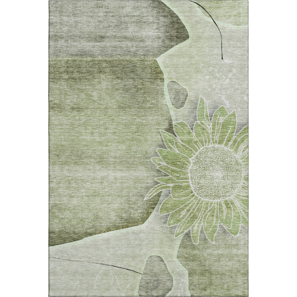 Piper Looms Mayfield Floral AMF700 Aloe Machine Washable Area Rug main image