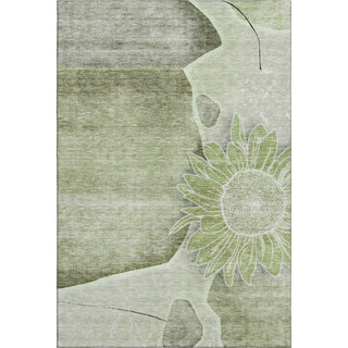 Piper Looms Mayfield Floral AMF700 Aloe Machine Washable Area Rug main image
